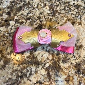 Disney Sleeping Beauty Pink Aurora Hair Bow